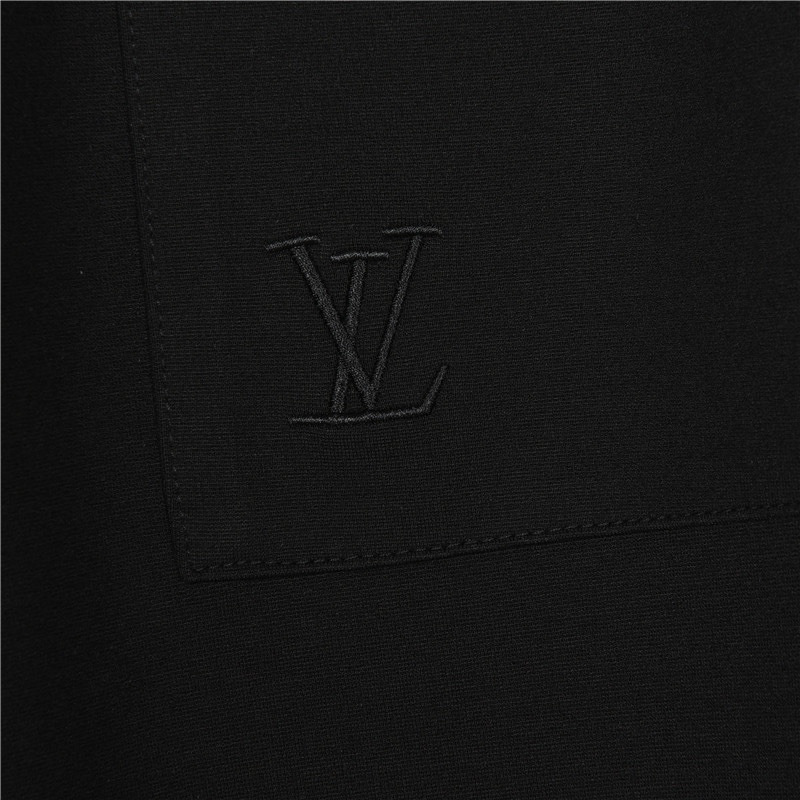 Louis Vuitton/路易威登 走秀款刺绣logo长裤 高档高端系列裤子必备 logo刺绣