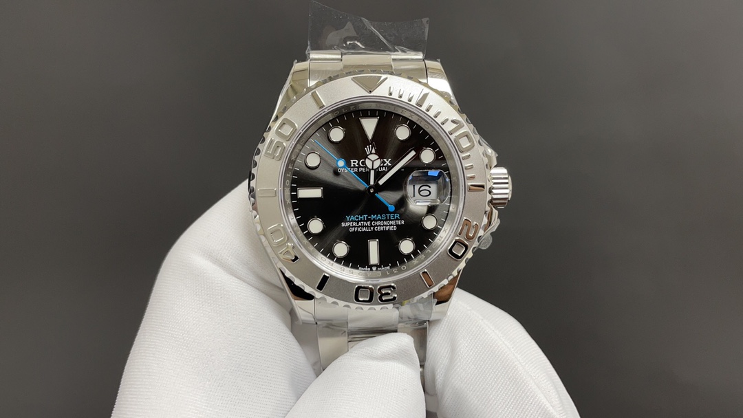 Rolex Yacht Master Reloj Gris Blanco