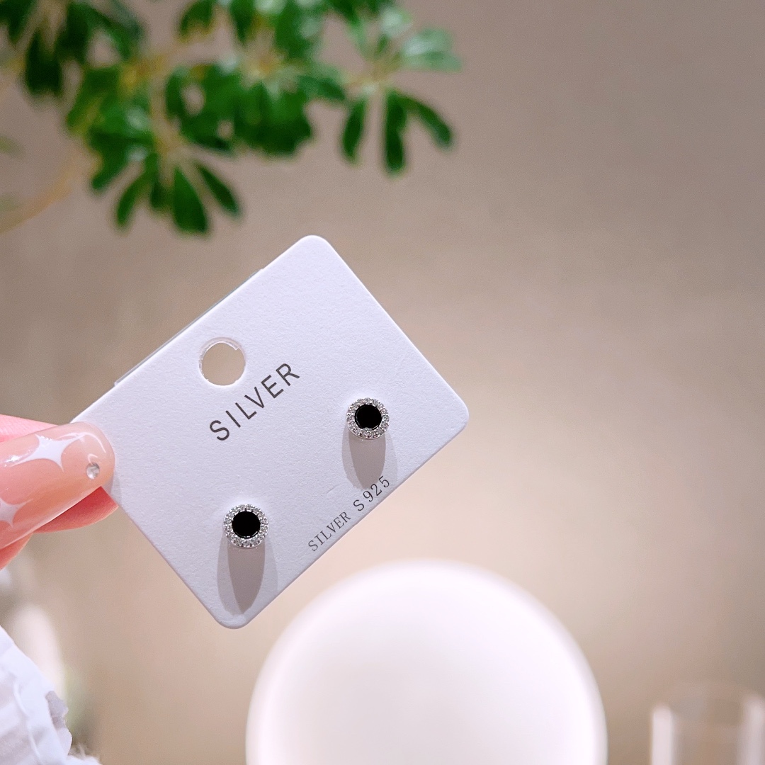 Nickelfreies Silber Ohrringe Romantisch Büro Silber