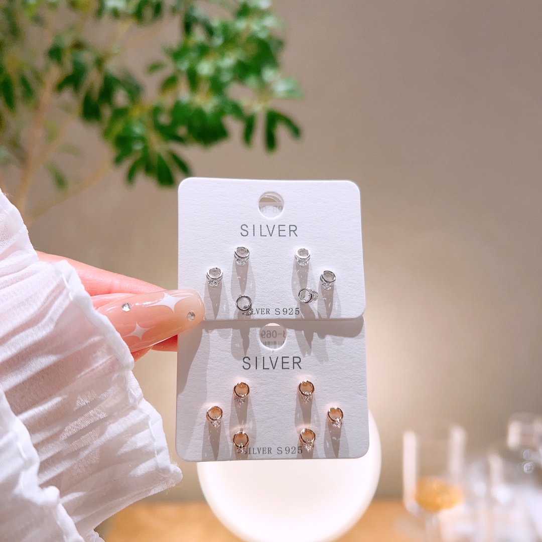 Nickelfreies Silber Ohrringe Verspielt Arbeitsplatz Gold