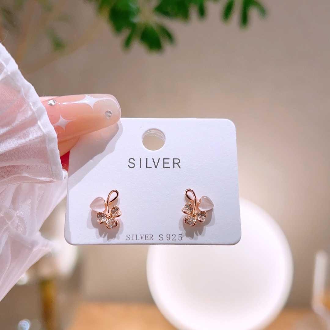 Massivsilber Ohrringe Einzigartig Abschluss Gold