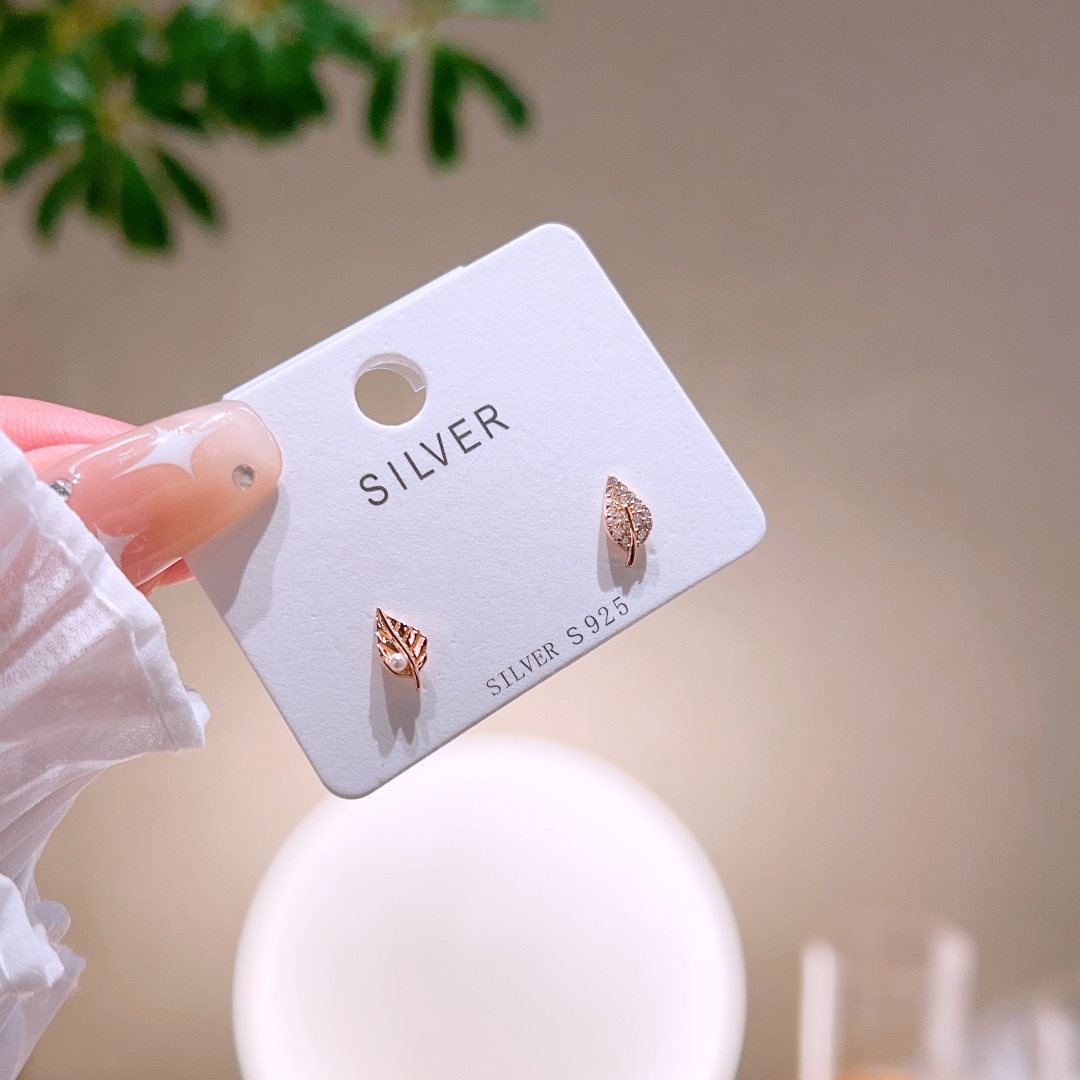 Nickelfreies Silber Ohrringe Künstlerisch Für mich selbst Silber