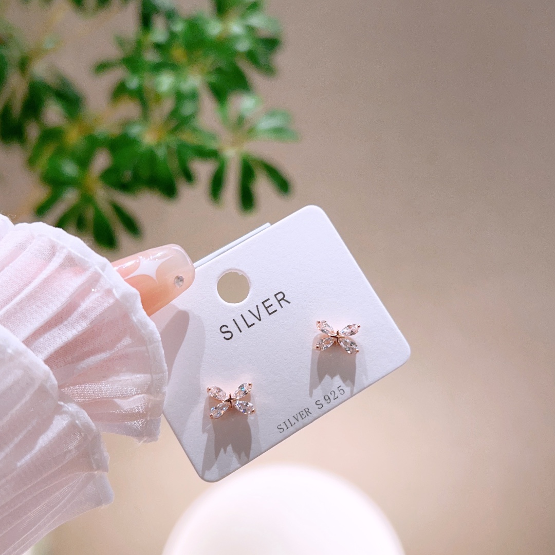 Hypoallergenes Silber Ohrringe Niedlich Geschenk für beste Freundin