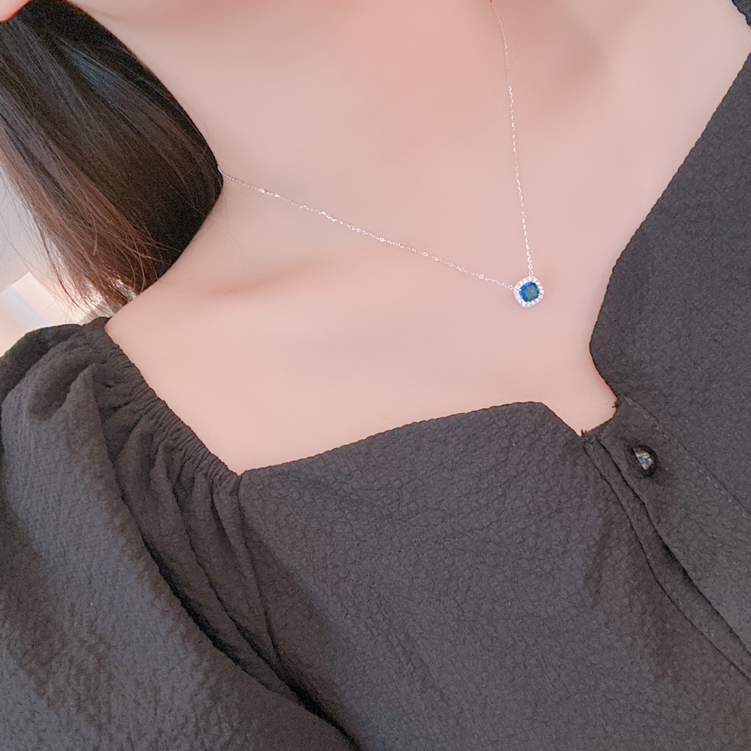 Hochglanzpoliertes Silber Kette Schick Geschenk für beste Freundin