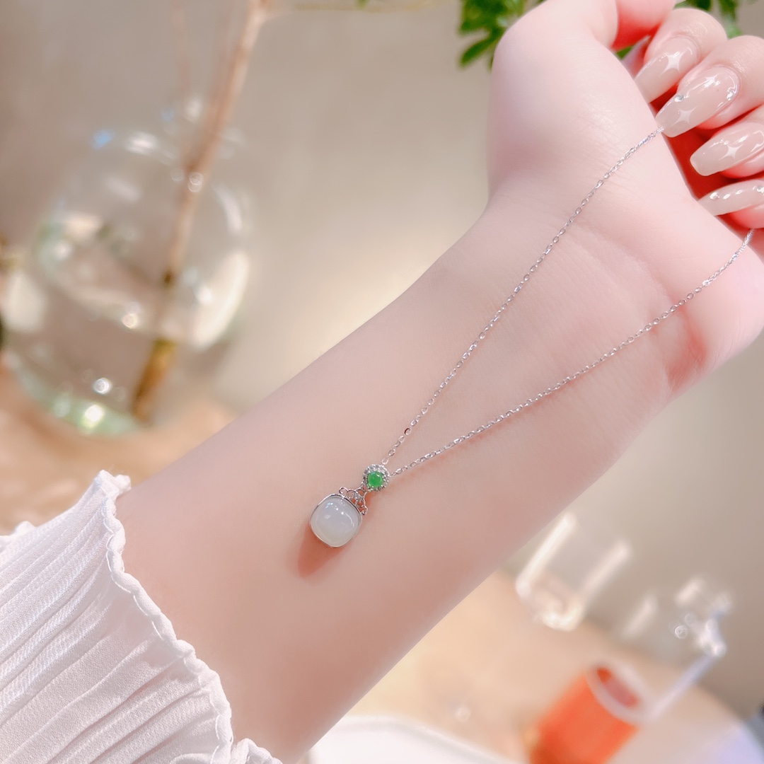 Feinsilber Kette Frisch Lehrertag Gold