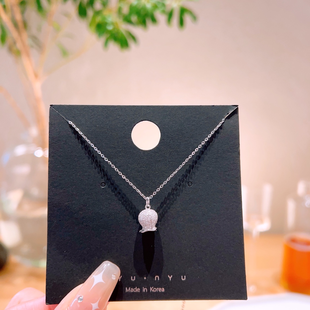 Allergiearmes Silber Kette Verspielt Geständnis Silber