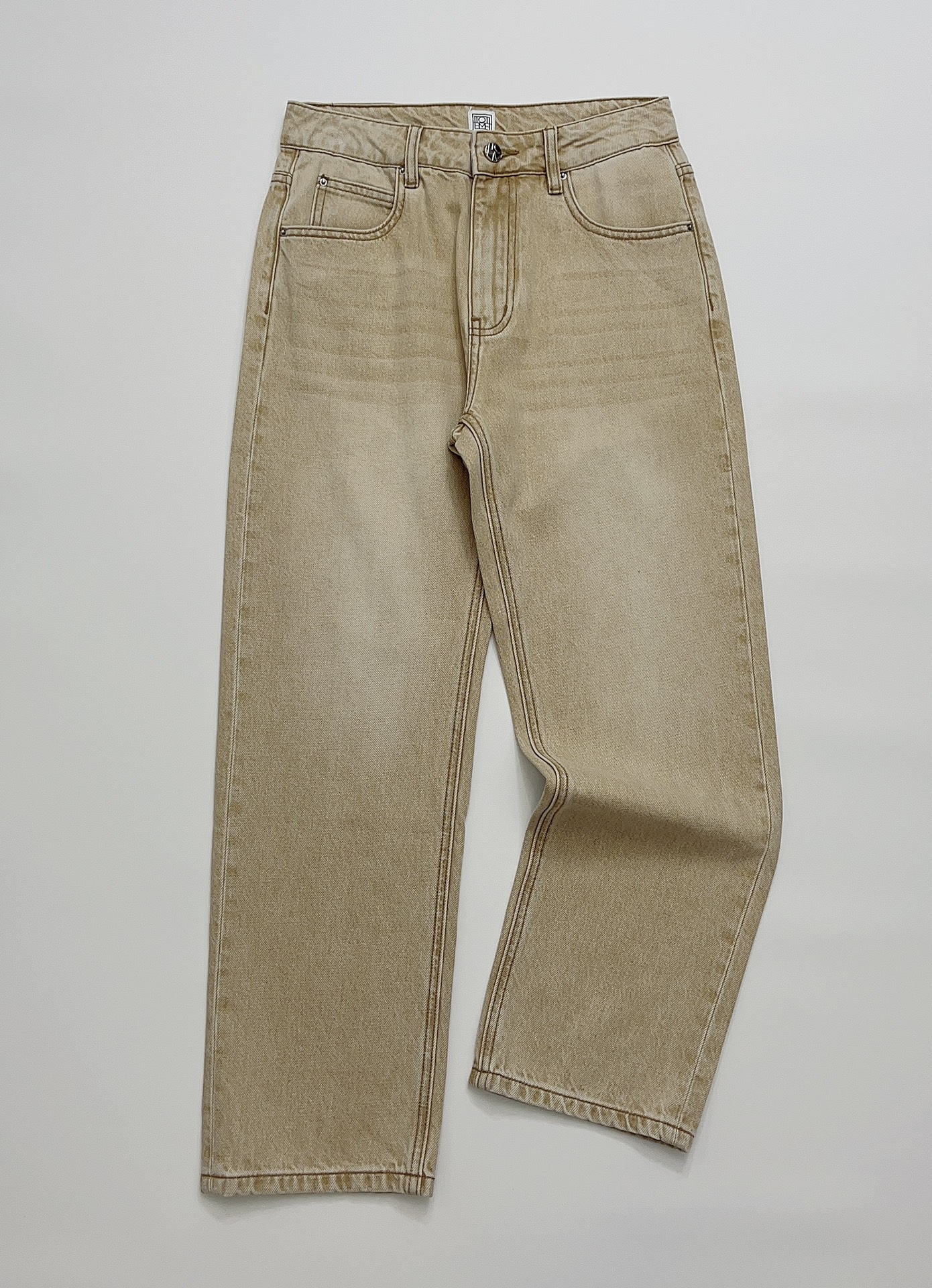 Totême Light Coffee Calf-Length Jeans