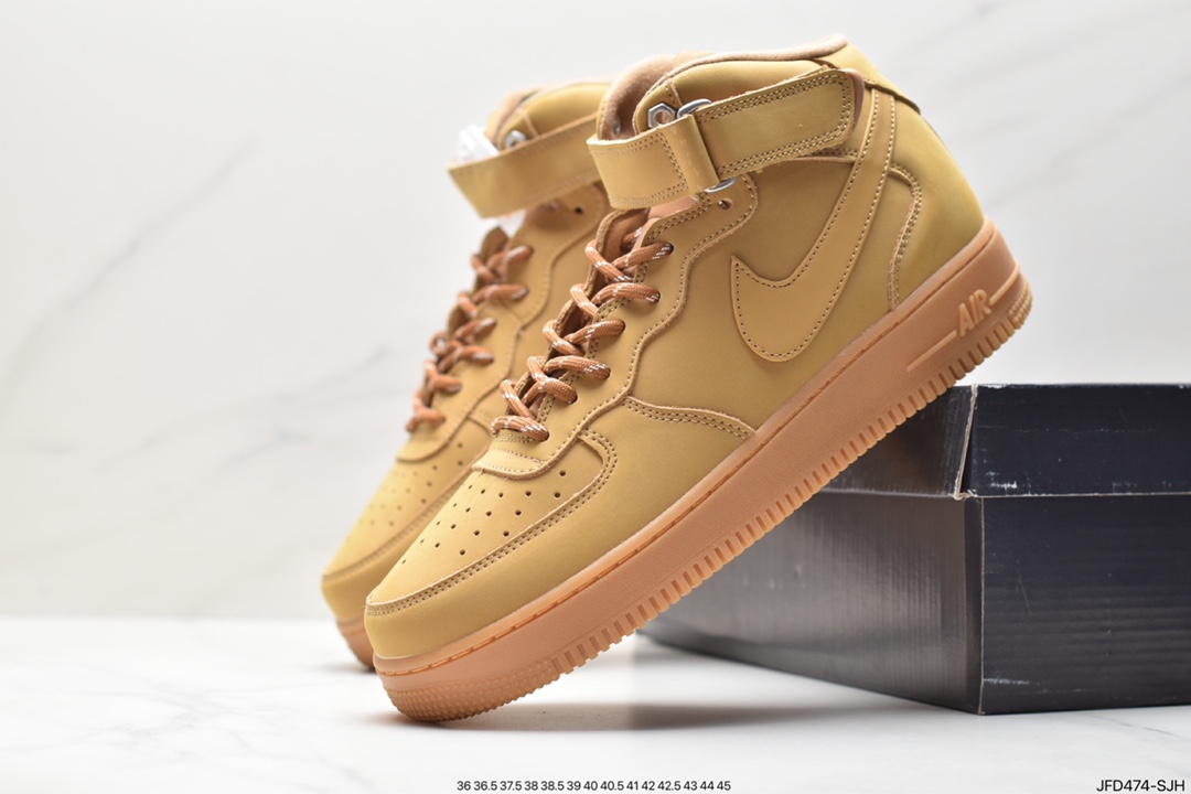 Air Force 1 High FLAX Wheat New version of wheat high top Air Force CJ9178-200