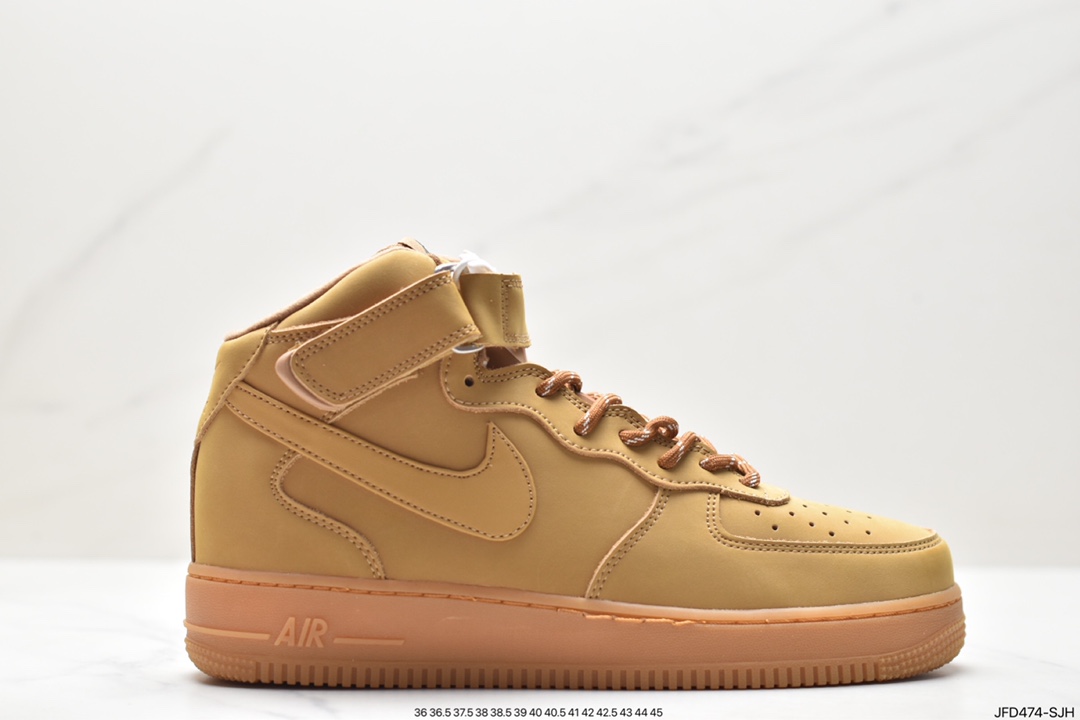 Air Force 1 High FLAX Wheat New version of wheat high top Air Force CJ9178-200