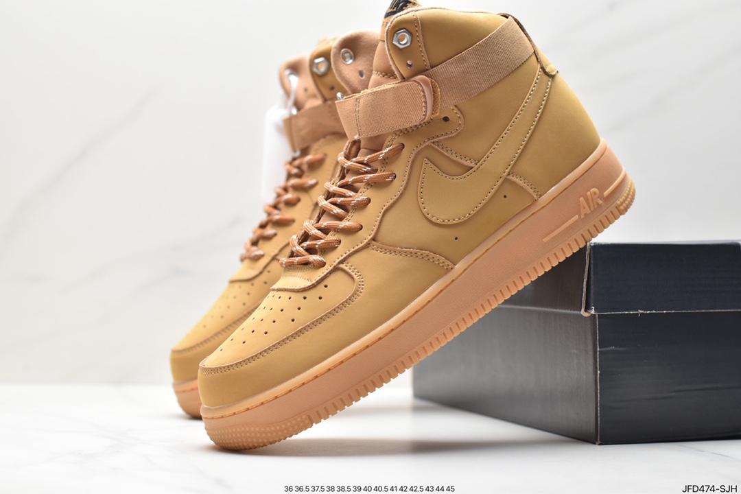 Air Force 1 High FLAX Wheat New version of wheat high top Air Force CJ9178-200