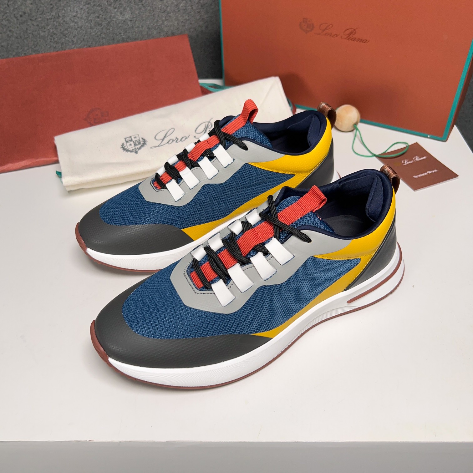 Loro Piana Otoño Caminar Deportes Hombres Zapatos LP Jogging (Dongguan producción OEM suela original