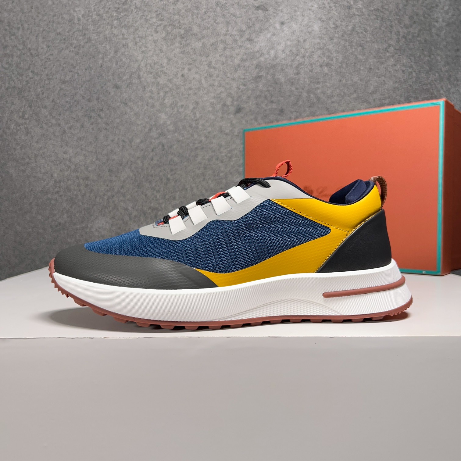 Loro Piana Otoño Caminar Deportes Hombres Zapatos LP Jogging (Dongguan producción OEM suela original
