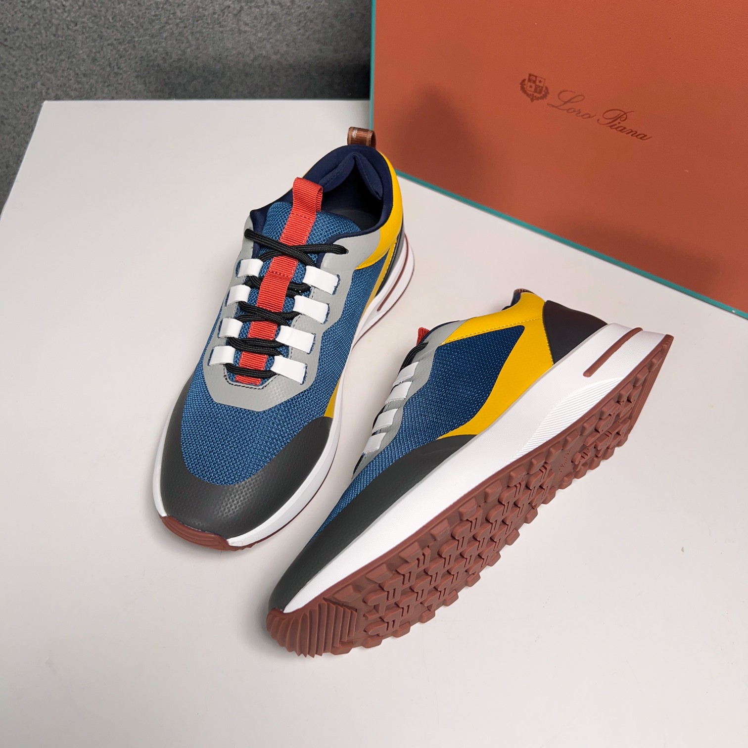 Loro Piana Otoño Caminar Deportes Hombres Zapatos LP Jogging (Dongguan producción OEM suela original