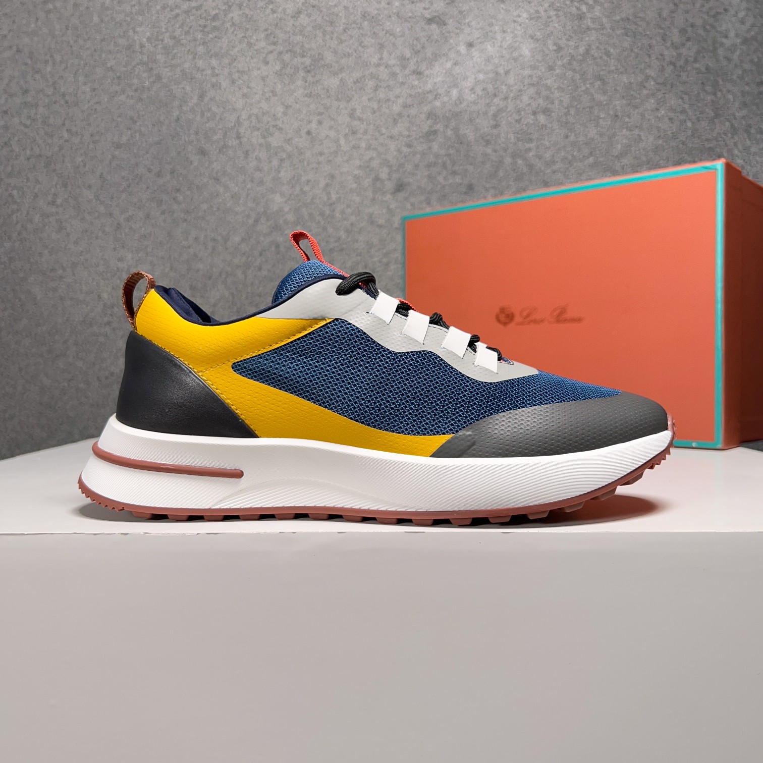 Loro Piana Otoño Caminar Deportes Hombres Zapatos LP Jogging (Dongguan producción OEM suela original