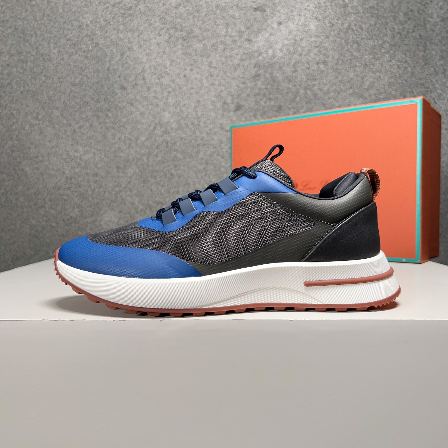 Loro Piana Otoño Caminar Deportes Hombres Zapatos LP Jogging (Dongguan producción OEM suela original