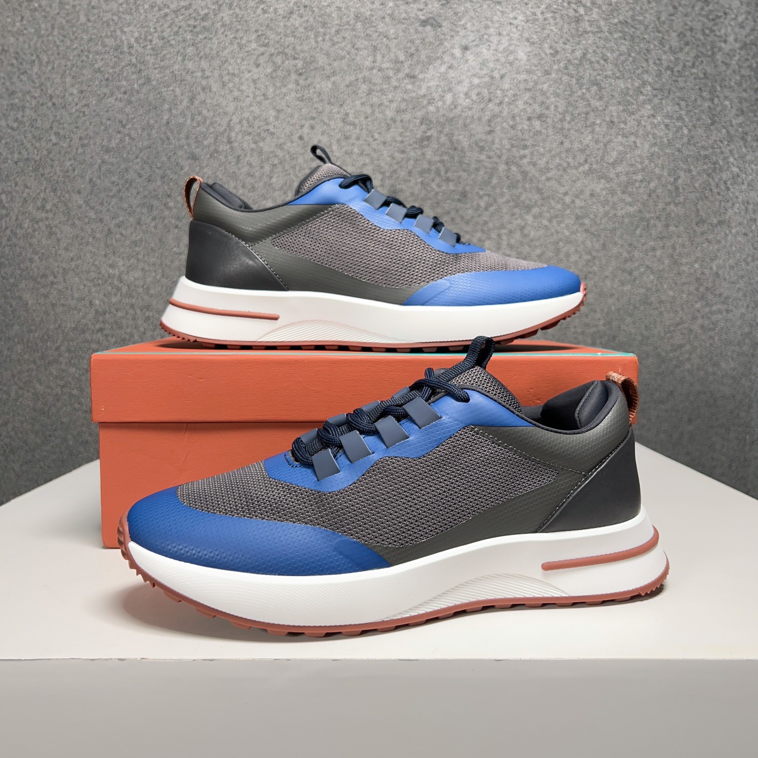 Loro Piana Otoño Caminar Deportes Hombres Zapatos LP Jogging (Dongguan producción OEM suela original