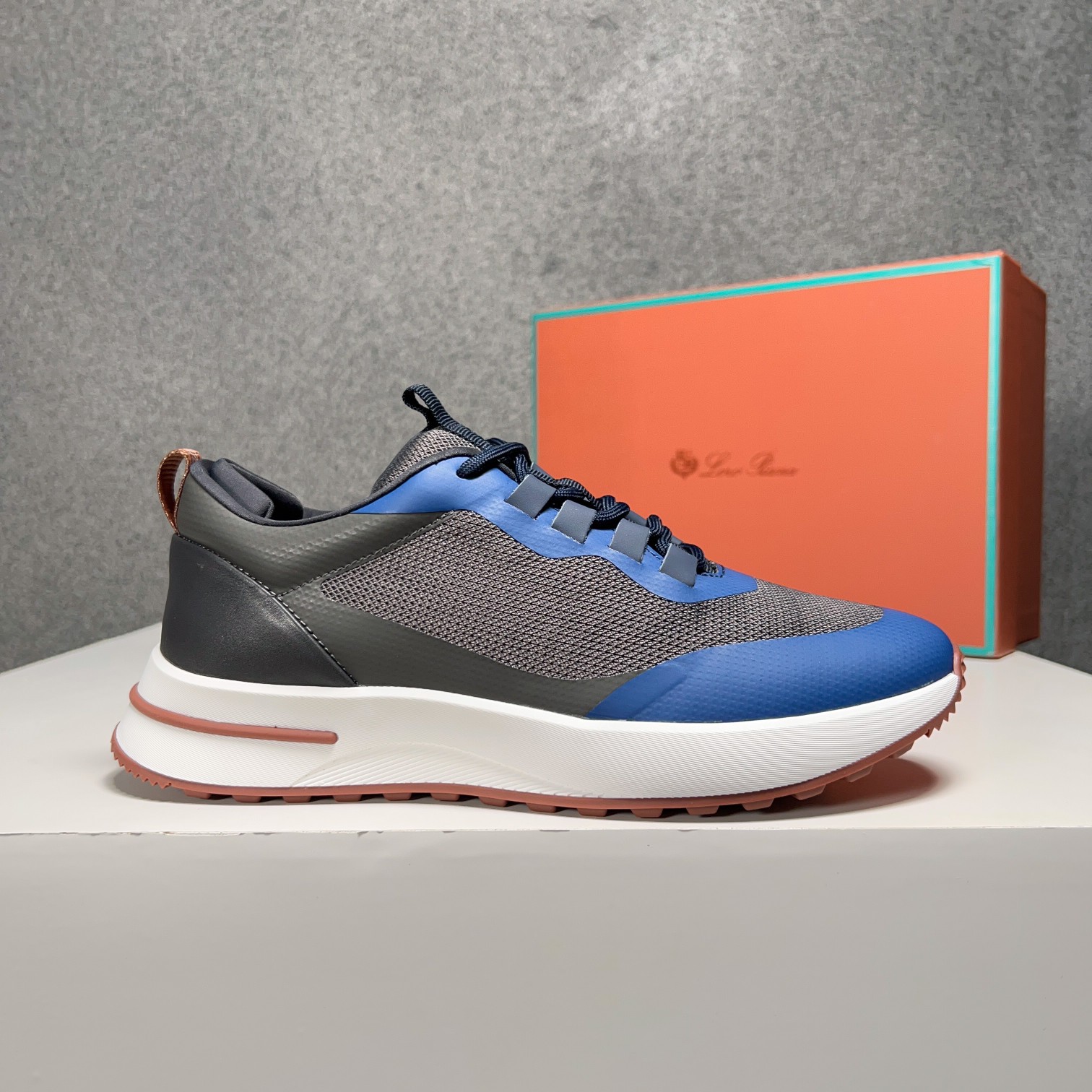 Loro Piana Otoño Caminar Deportes Hombres Zapatos LP Jogging (Dongguan producción OEM suela original