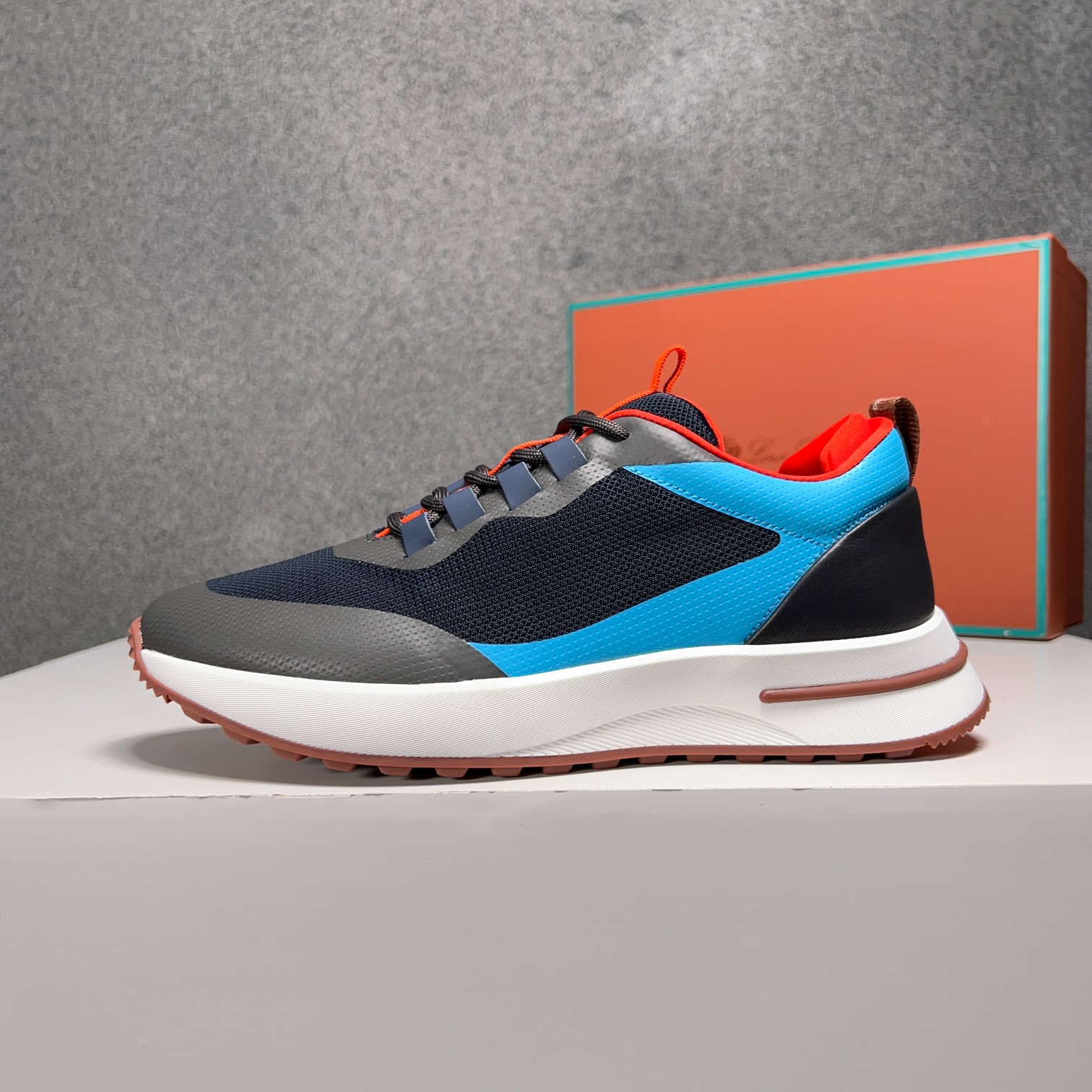 Loro Piana Otoño Caminar Deportes Hombres Zapatos LP Jogging (Dongguan producción OEM suela original