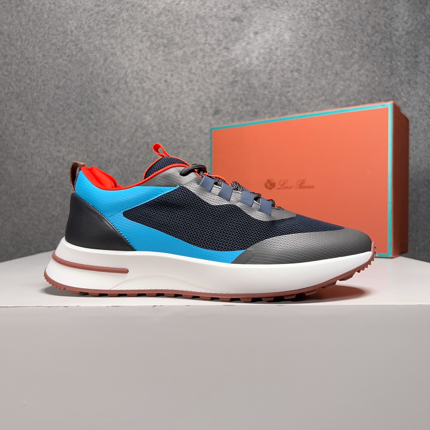 Loro Piana Otoño Caminar Deportes Hombres Zapatos LP Jogging (Dongguan producción OEM suela original