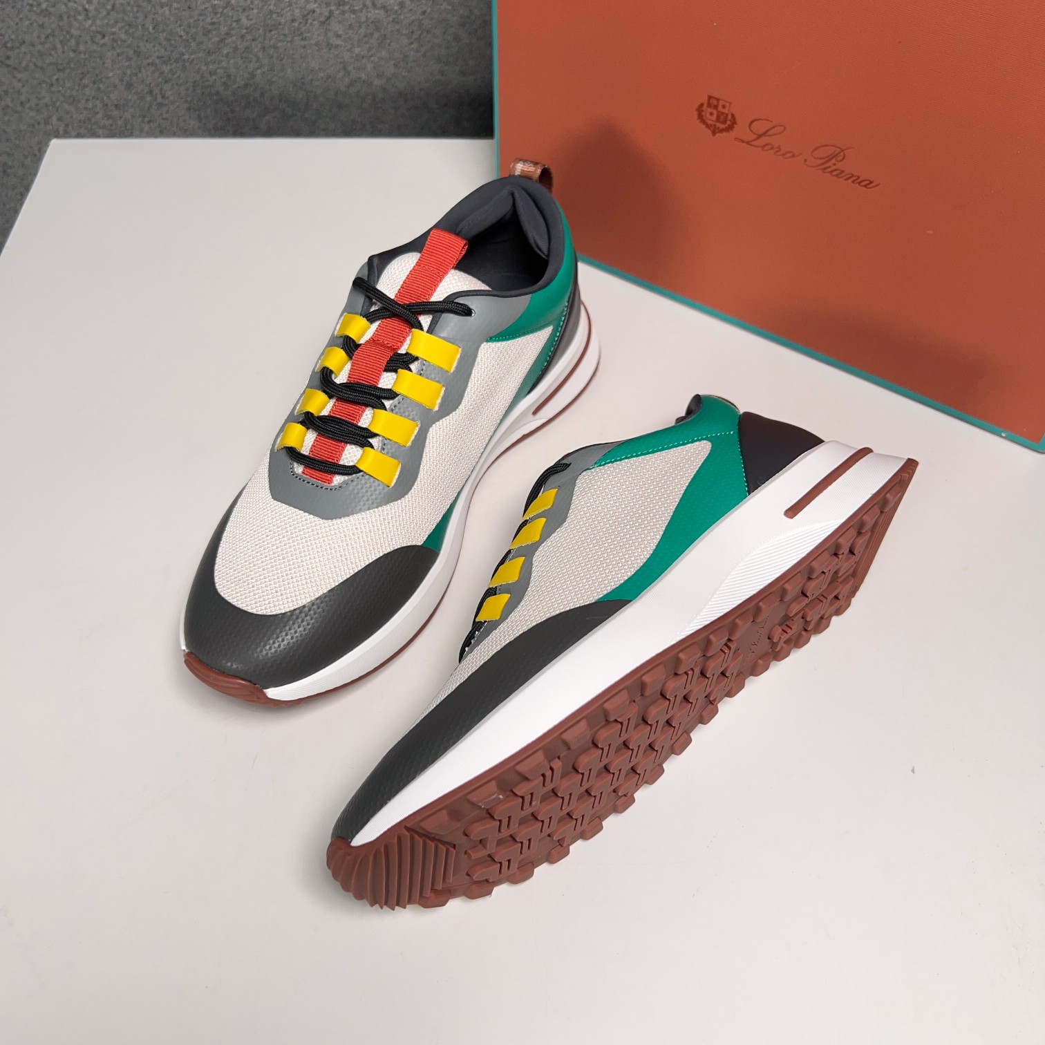 Loro Piana Otoño Caminar Deportes Hombres Zapatos LP Jogging (Dongguan producción OEM suela original