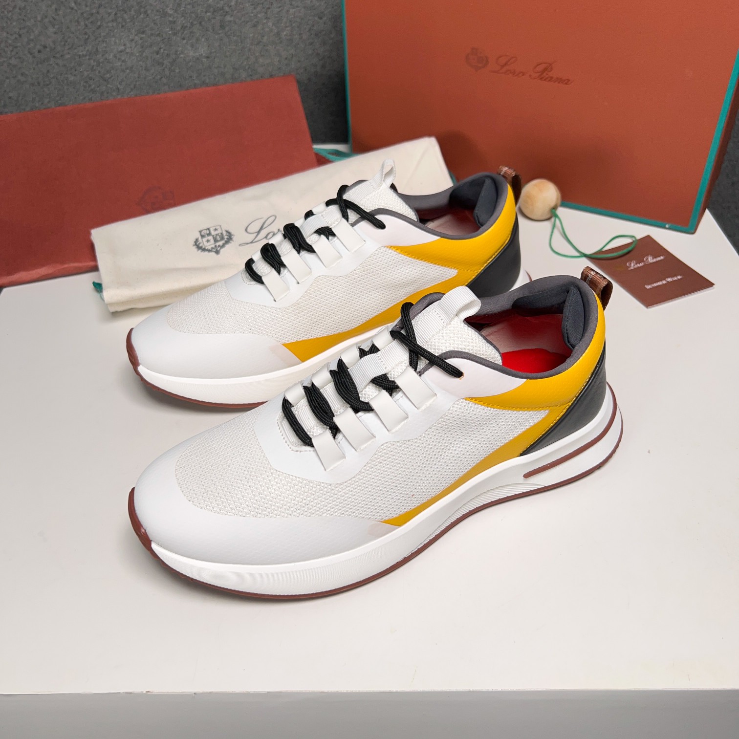 Loro Piana Otoño Caminar Deportes Hombres Zapatos LP Jogging (Dongguan producción OEM suela original
