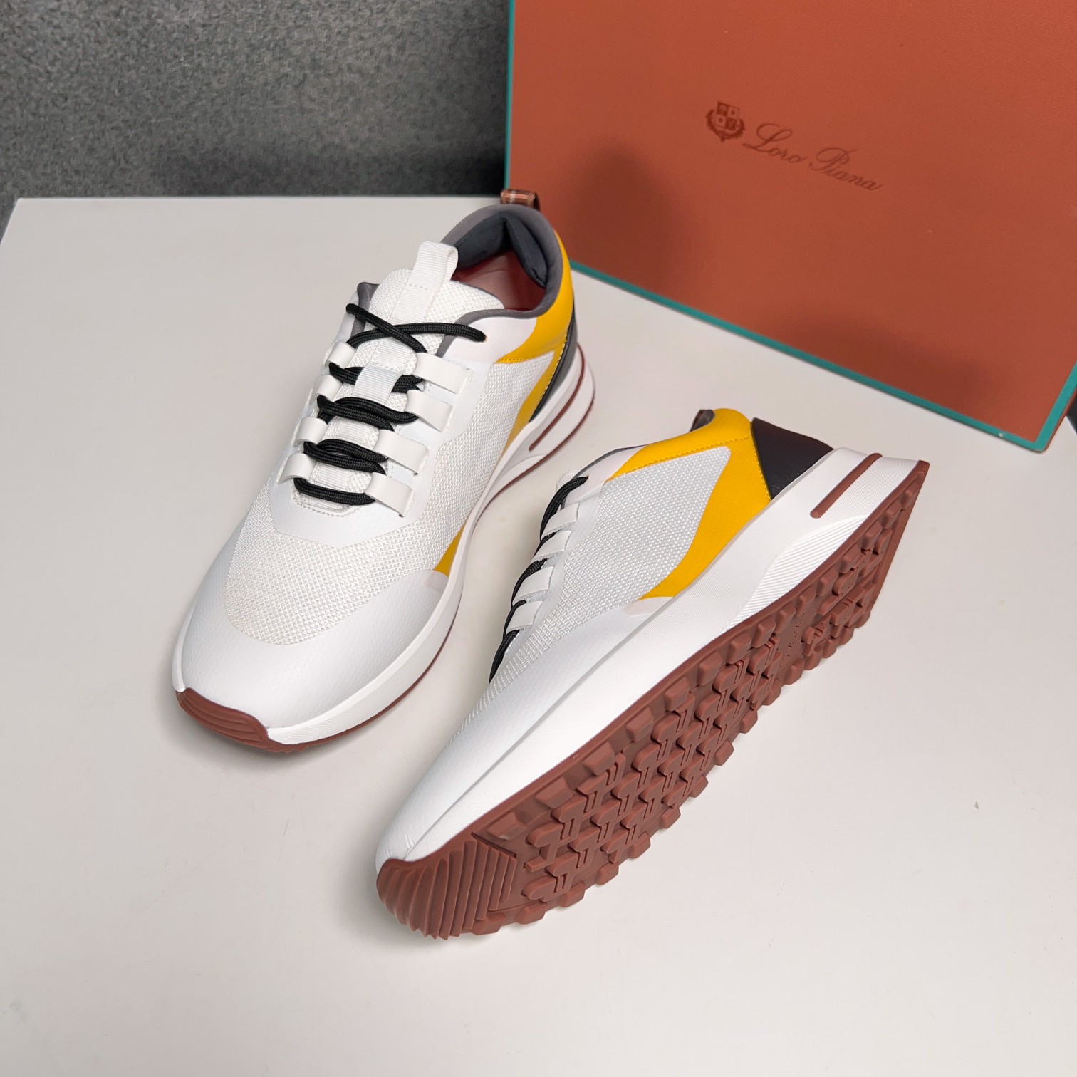 Loro Piana Otoño Caminar Deportes Hombres Zapatos LP Jogging (Dongguan producción OEM suela original