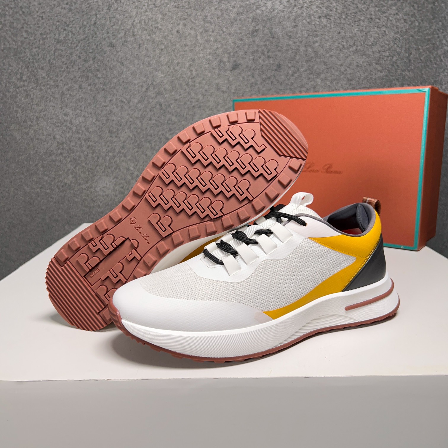 Loro Piana Otoño Caminar Deportes Hombres Zapatos LP Jogging (Dongguan producción OEM suela original