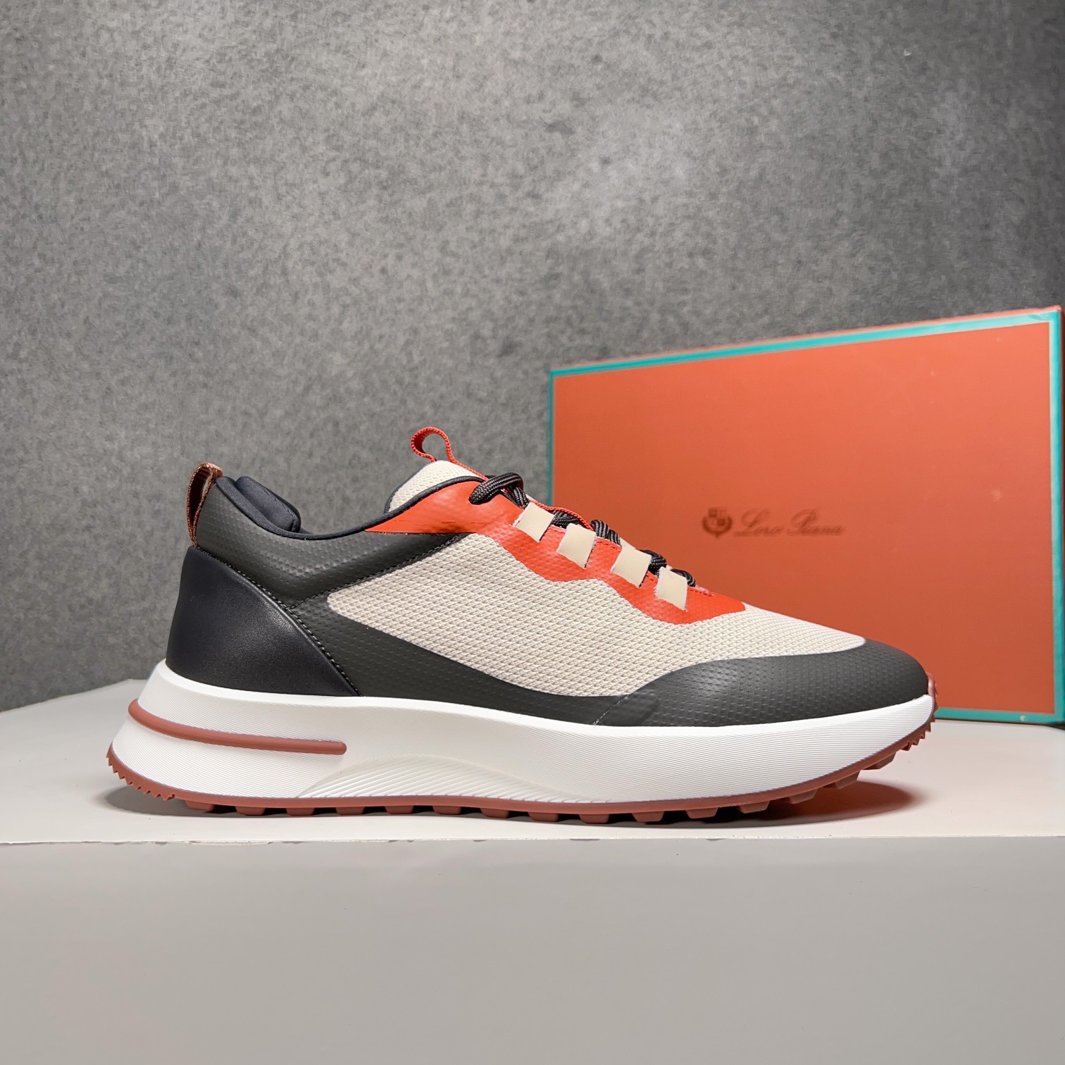 Loro Piana Otoño Caminar Deportes Hombres Zapatos LP Jogging (Dongguan producción OEM suela original