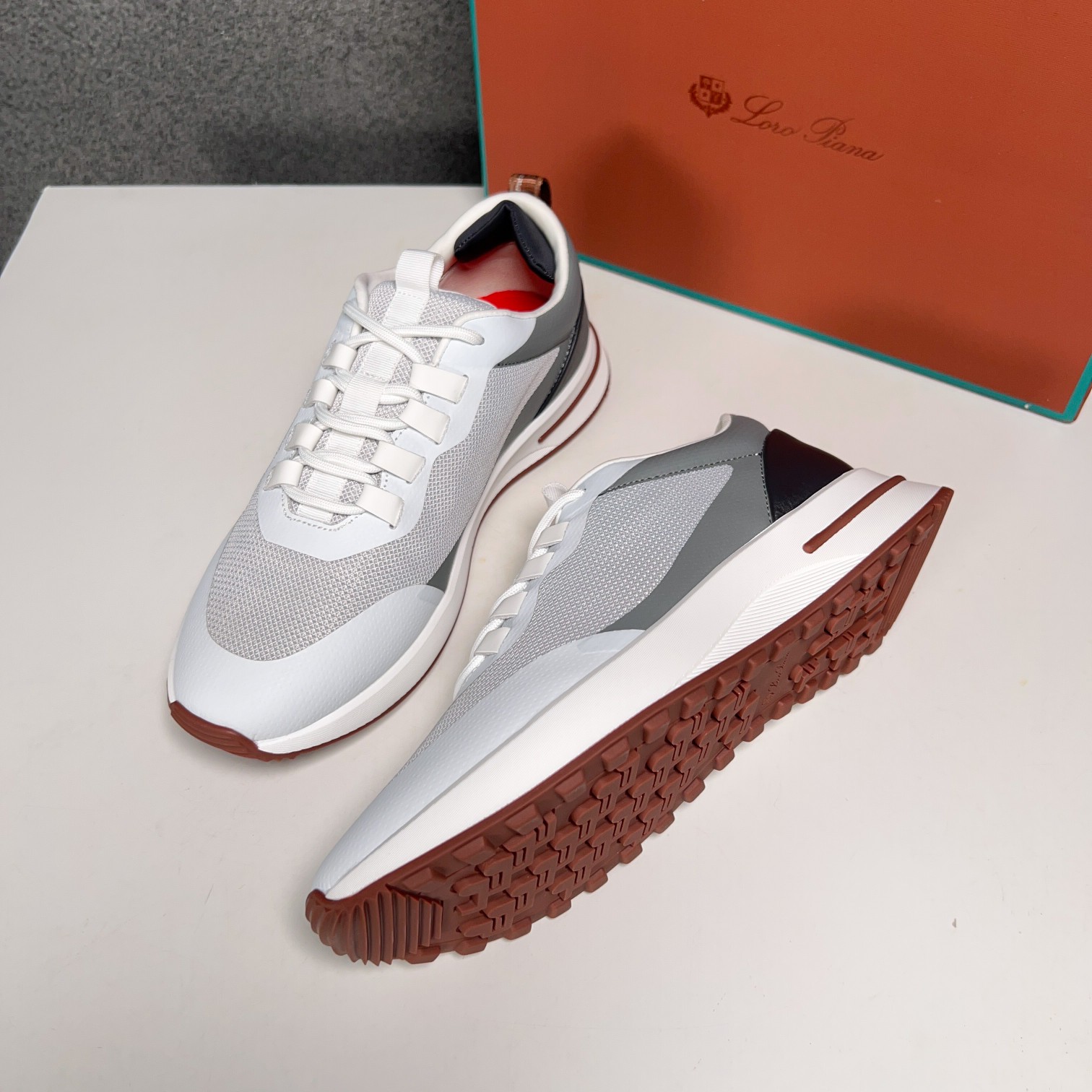Loro Piana Otoño Caminar Deportes Hombres Zapatos LP Jogging (Dongguan producción OEM suela original