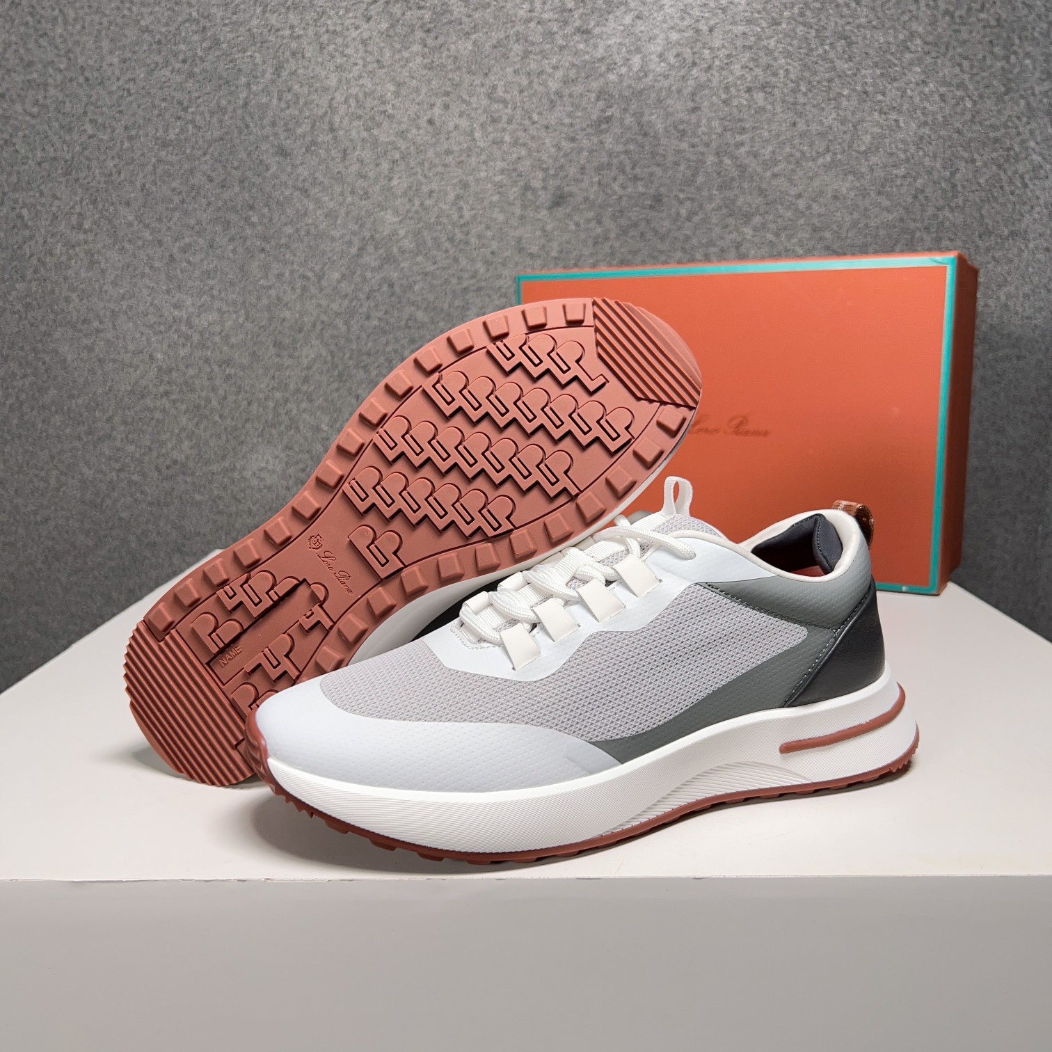 Loro Piana Otoño Caminar Deportes Hombres Zapatos LP Jogging (Dongguan producción OEM suela original