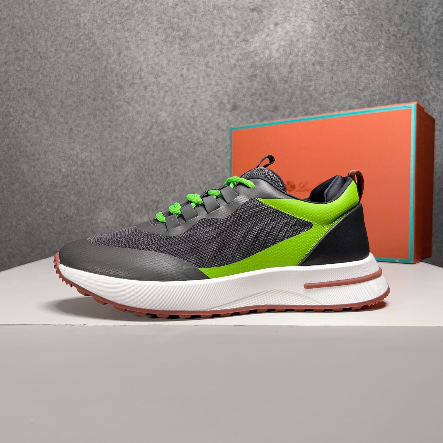 Loro Piana Otoño Caminar Deportes Hombres Zapatos LP Jogging (Dongguan producción OEM suela original