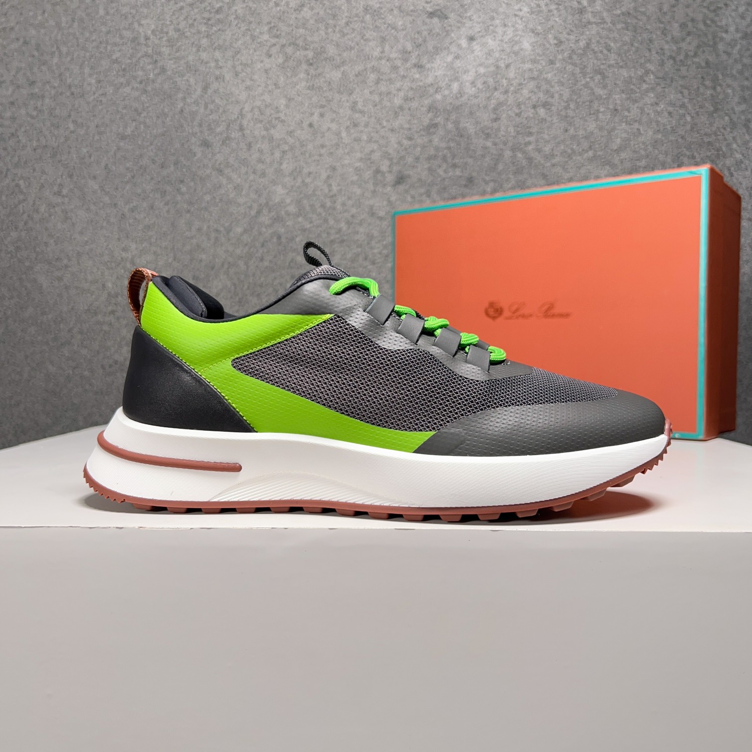 Loro Piana Otoño Caminar Deportes Hombres Zapatos LP Jogging (Dongguan producción OEM suela original