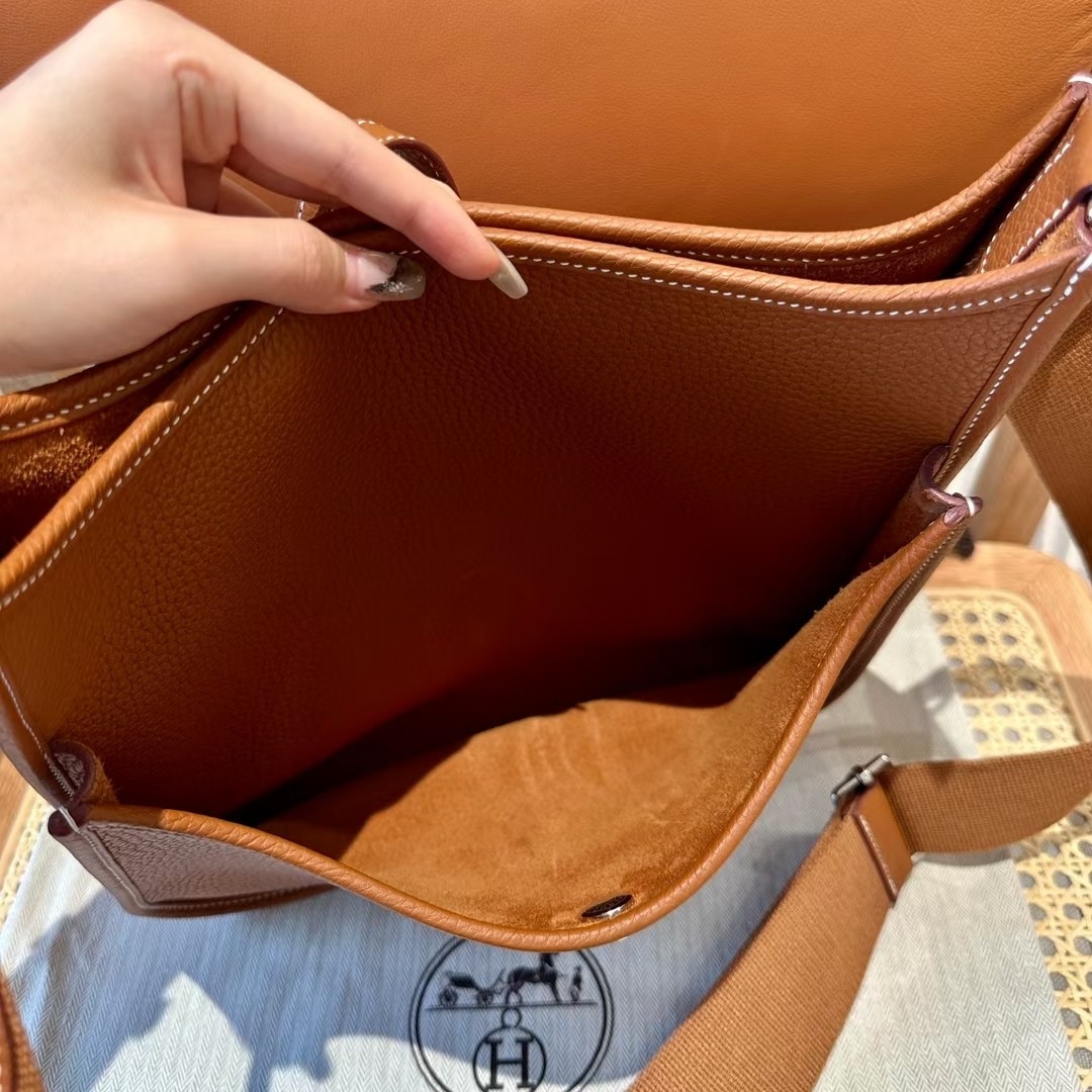 Elegant Evelyne 29cm Gold Emence Handmade Crossbody Bag with Silver Hardware 3 a1692286048737 6426