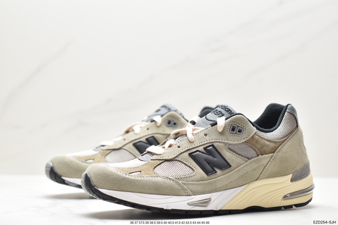 Pure original NB New Balance M991JJA series American-made classic versatile daddy casual sports running shoes M991JJA