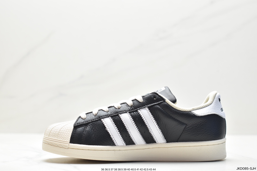 Adidas Originals Superstar ”Sail/Green/Lace” shell toe series low-top sneakers AF5667