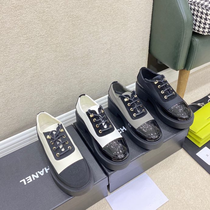 Fábrica 🌺🌺Zapatos de mujer, artículos deportivos originales 🥔🥔Chanel 2024 otoño e invierno b nuevos zapat…