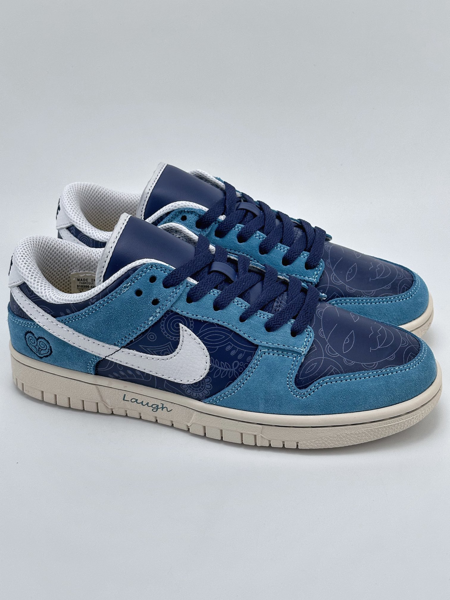 Nike SB Dunk Low No-label Suede Blue 318306-441