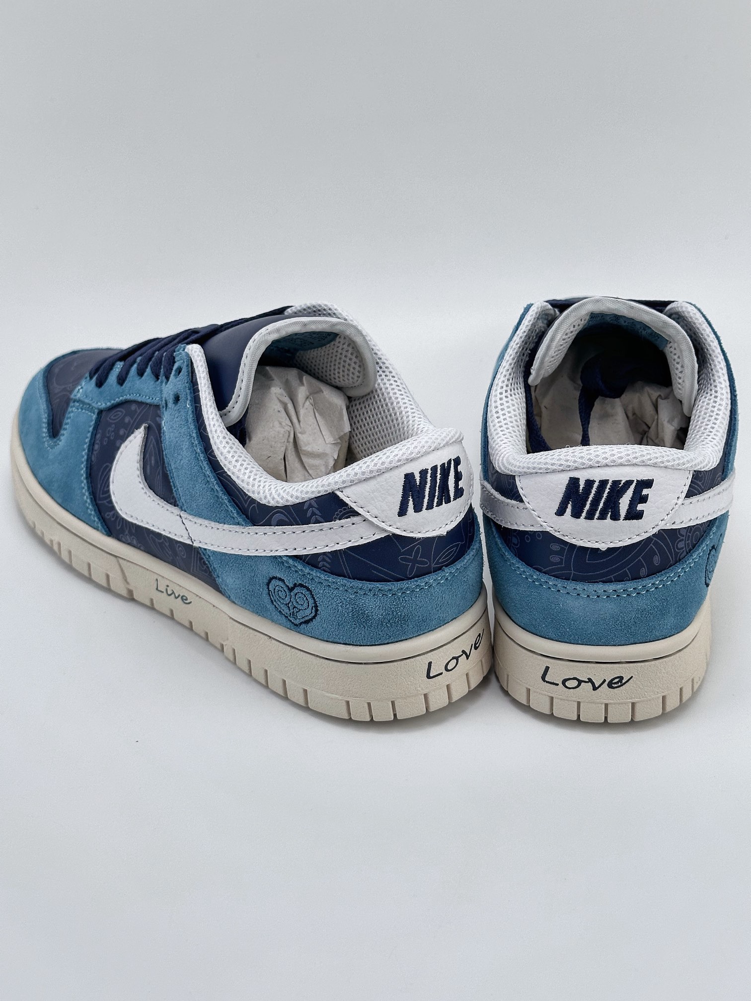 Nike SB Dunk Low No-label Suede Blue 318306-441