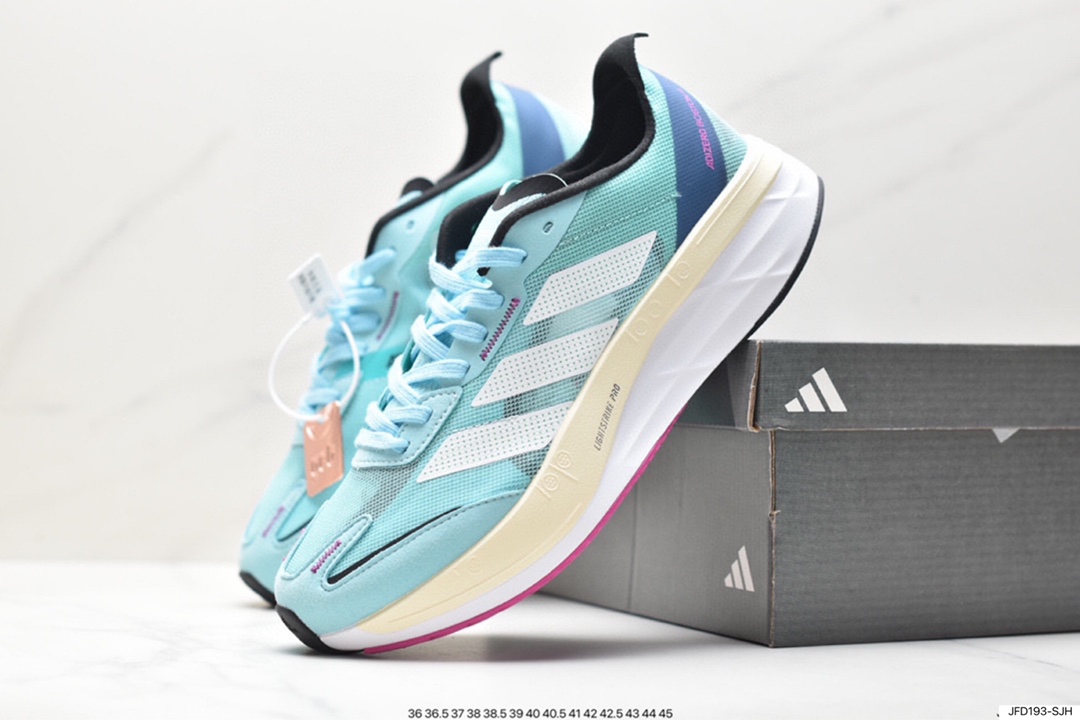 Adidas adizero SL summer breathable mesh racing running shoes Boost cushioning bottom GV9064