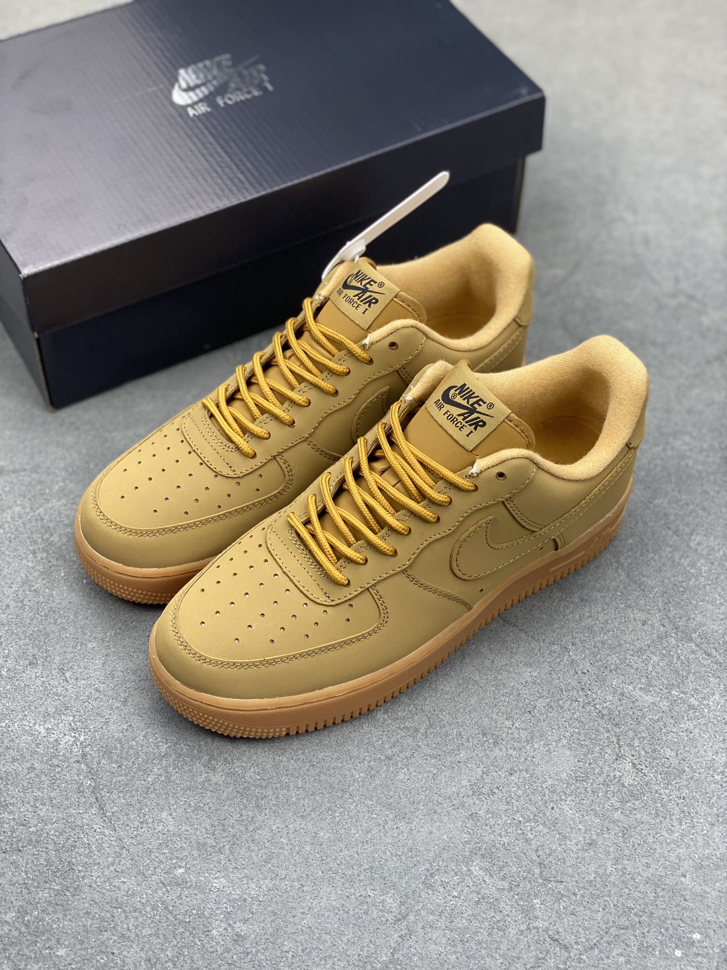 Nike Air Force 1 Low Wheat Casual Shoes - Stylish and Comfortable Sneakers 9 i1692217600 2388 7