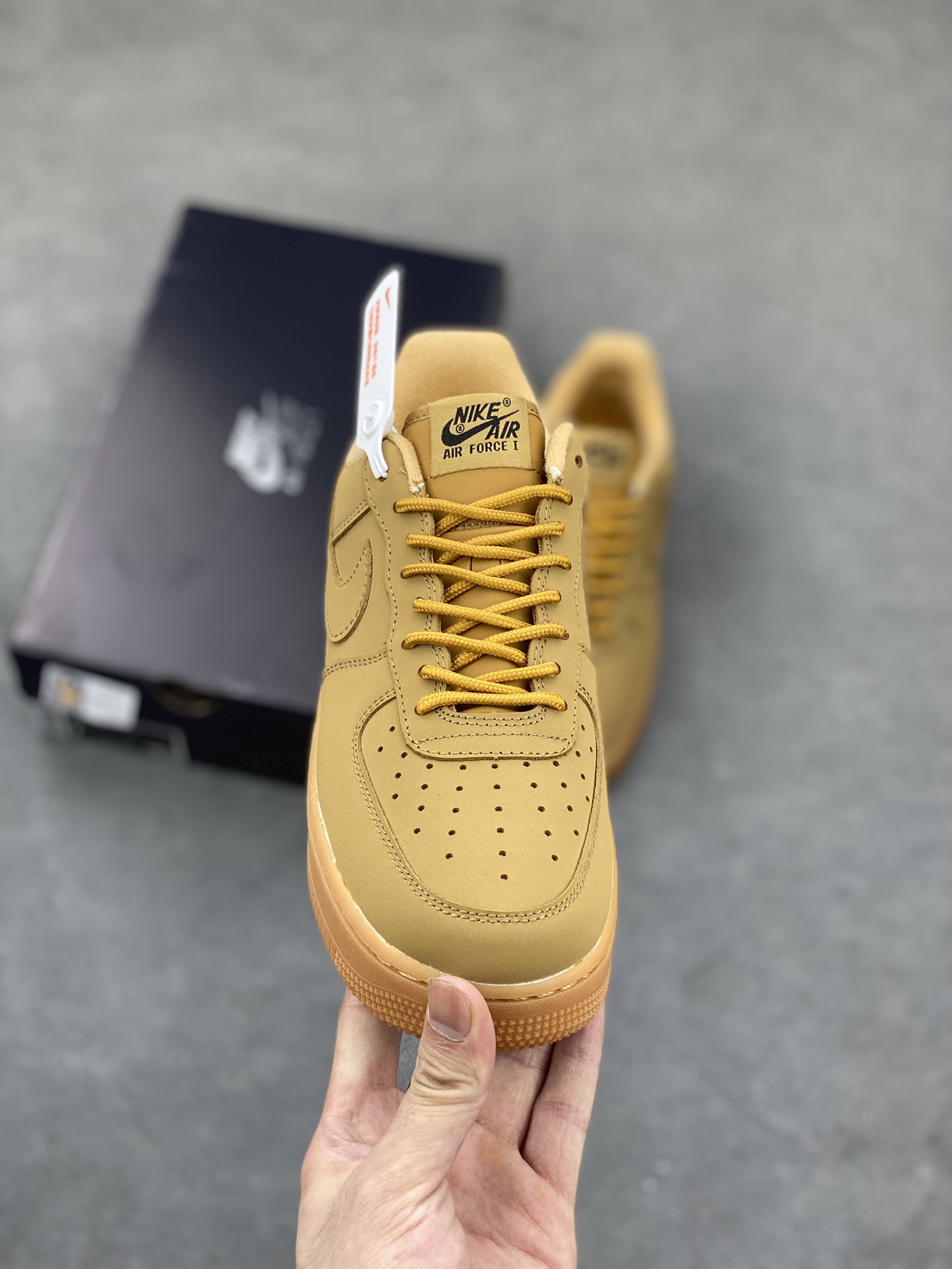 Nike Air Force 1 Low Wheat Casual Shoes - Stylish and Comfortable Sneakers 3 i1692217600 5273 1