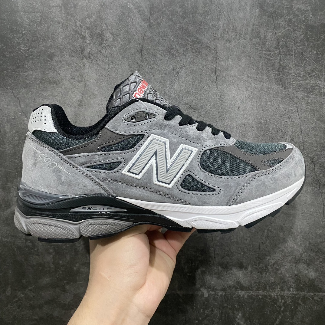 [K version pure original] New Balance NB990V3 x United Arrows joint gray-brown third-generation presidential retro jogging shoes M990UA3