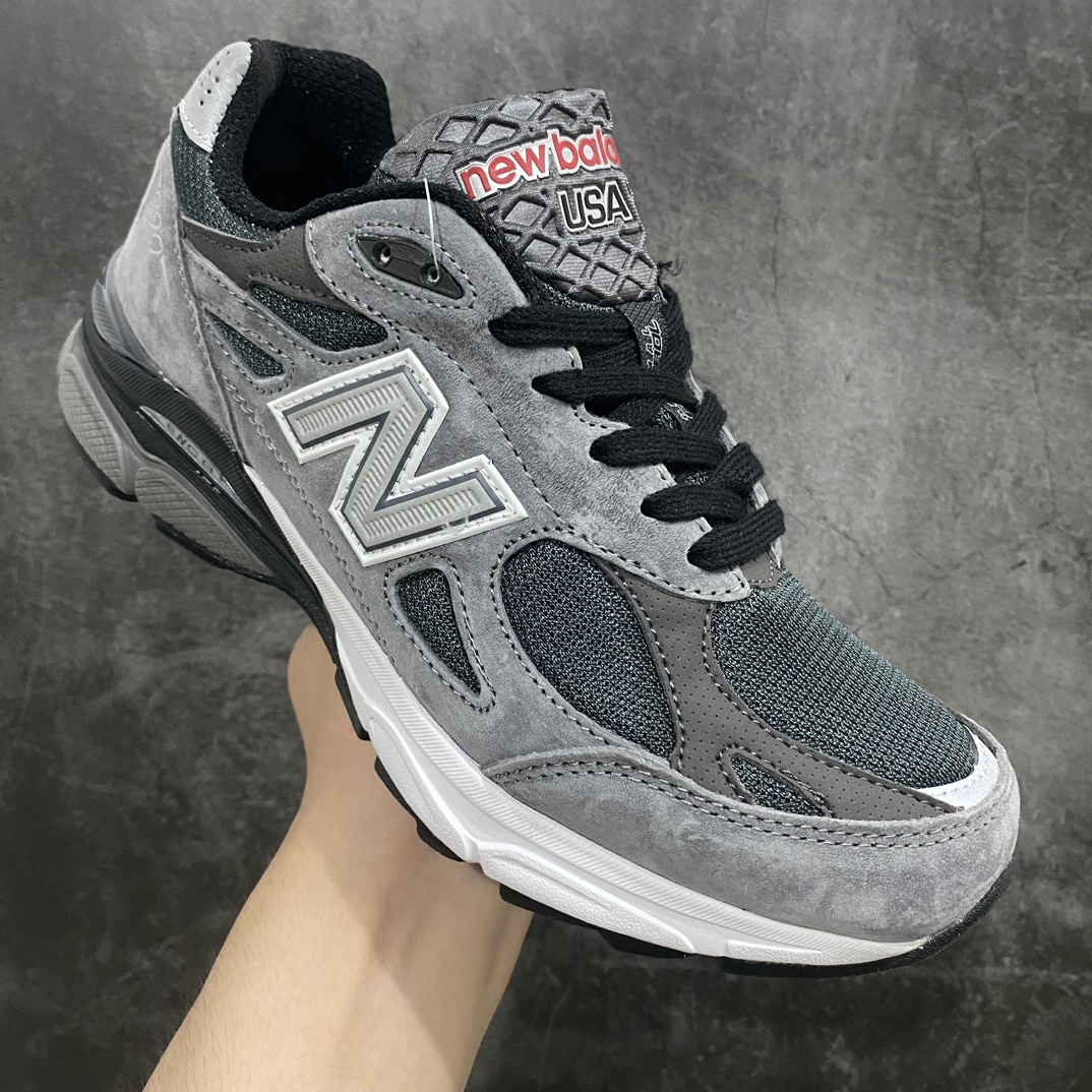 [K version pure original] New Balance NB990V3 x United Arrows joint gray-brown third-generation presidential retro jogging shoes M990UA3