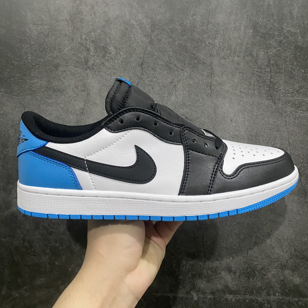 【T版纯原性价比】Air Jordan 1 Low OG”Laser Blue“AJ1低帮“黑白激光蓝”CZ0790-104n全新工厂出品 莞产老师傅技术加持全套原纸板楦头开发 原汁原味 完美一代版型一比一鞋头弧度高度鞋身弧度数据细节工艺流程均保持原鞋一致 后跟弧度收口自然对折极致一眼正品既视感头层原材皮料 进口玻璃冲刀皮料裁剪零毛边细节一致原鞋 全鞋电脑针车工艺鞋面清洁度最高QC检验标准 控制溢胶 飞翼3D高频深度立体 鞋盒、防尘纸 均采购来自原厂SIZE：36-46男女码齐-莆田鞋批发中心