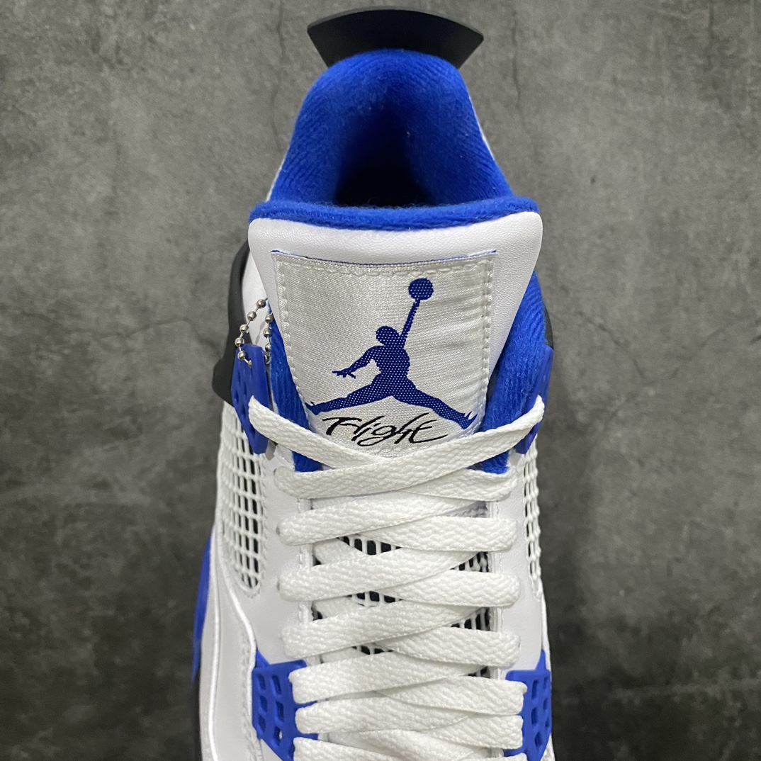 图片[8]-【老DT版】Air Jordan AJ4 Retro 赛车蓝 308497-117n老牌AJ大厂出品 原纸板楦头开发原厂特供皮料加持 确保原汁原味 完美呈现四代版型n一比一鞋头弧度高度鞋身弧度 数据细节工艺流程均保持原鞋一致n皮料切割菱角分明 不变形无多余毛边 柔软性质感一致于原鞋原厂织唛标 原厂飞人电绣工艺 后跟定型进口港宝加持 自然饱满 全鞋荧光划线卡点 追求极致完美 每一双都是工艺品 多重QC质检 超越公司货的品控标准 实实在在的免检产品  尺码：40 40.5 41 42 42.5 43 44 44.5 45 46 47.5-莆田鞋批发中心