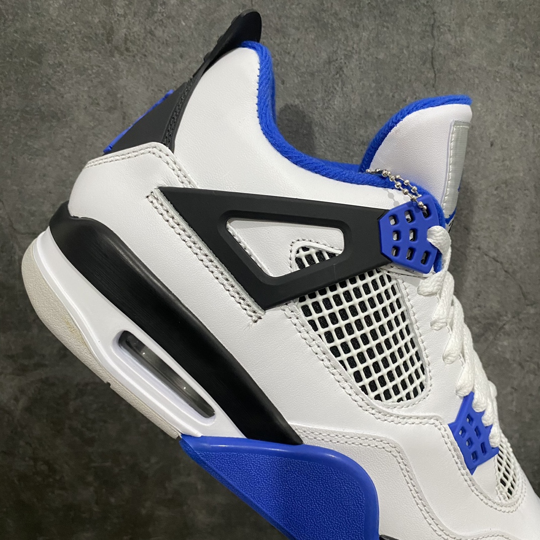 图片[7]-【老DT版】Air Jordan AJ4 Retro 赛车蓝 308497-117n老牌AJ大厂出品 原纸板楦头开发原厂特供皮料加持 确保原汁原味 完美呈现四代版型n一比一鞋头弧度高度鞋身弧度 数据细节工艺流程均保持原鞋一致n皮料切割菱角分明 不变形无多余毛边 柔软性质感一致于原鞋原厂织唛标 原厂飞人电绣工艺 后跟定型进口港宝加持 自然饱满 全鞋荧光划线卡点 追求极致完美 每一双都是工艺品 多重QC质检 超越公司货的品控标准 实实在在的免检产品  尺码：40 40.5 41 42 42.5 43 44 44.5 45 46 47.5-莆田鞋批发中心