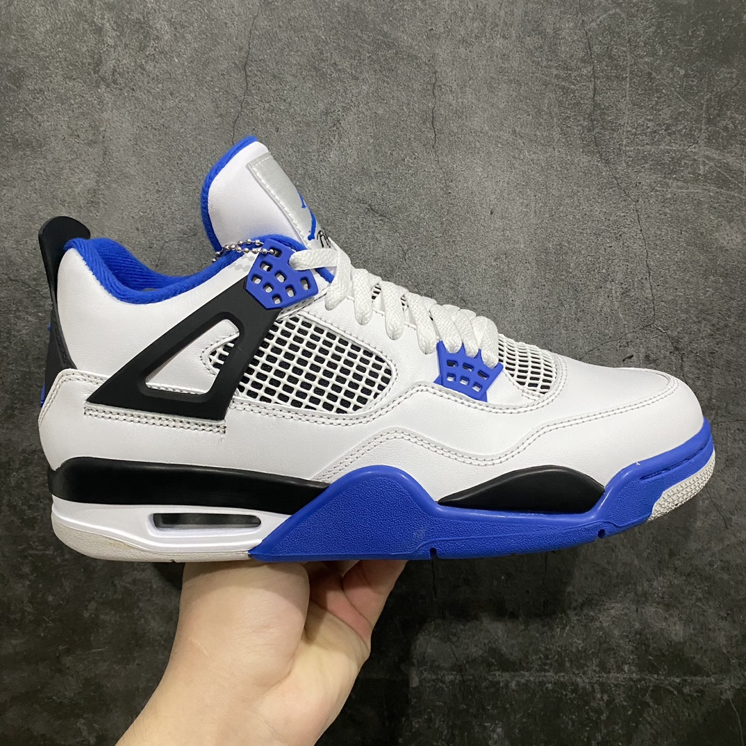 【老DT版】Air Jordan AJ4 Retro 赛车蓝 308497-117n老牌AJ大厂出品 原纸板楦头开发原厂特供皮料加持 确保原汁原味 完美呈现四代版型n一比一鞋头弧度高度鞋身弧度 数据细节工艺流程均保持原鞋一致n皮料切割菱角分明 不变形无多余毛边 柔软性质感一致于原鞋原厂织唛标 原厂飞人电绣工艺 后跟定型进口港宝加持 自然饱满 全鞋荧光划线卡点 追求极致完美 每一双都是工艺品 多重QC质检 超越公司货的品控标准 实实在在的免检产品  尺码：40 40.5 41 42 42.5 43 44 44.5 45 46 47.5-莆田鞋批发中心