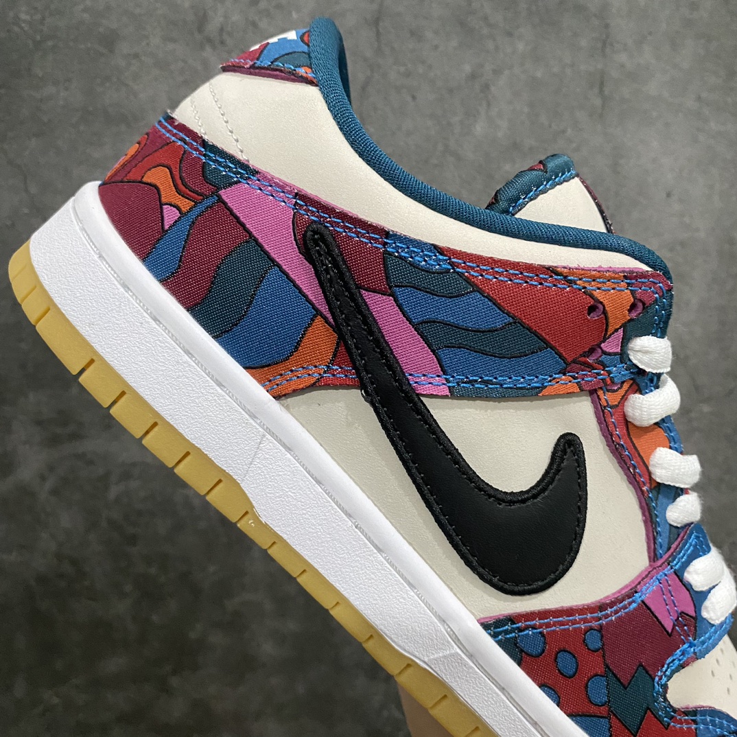 【Top版本】 Parra x Nike SB Dunk Low白蓝红 Dunk白蓝红联名 DH7695-600