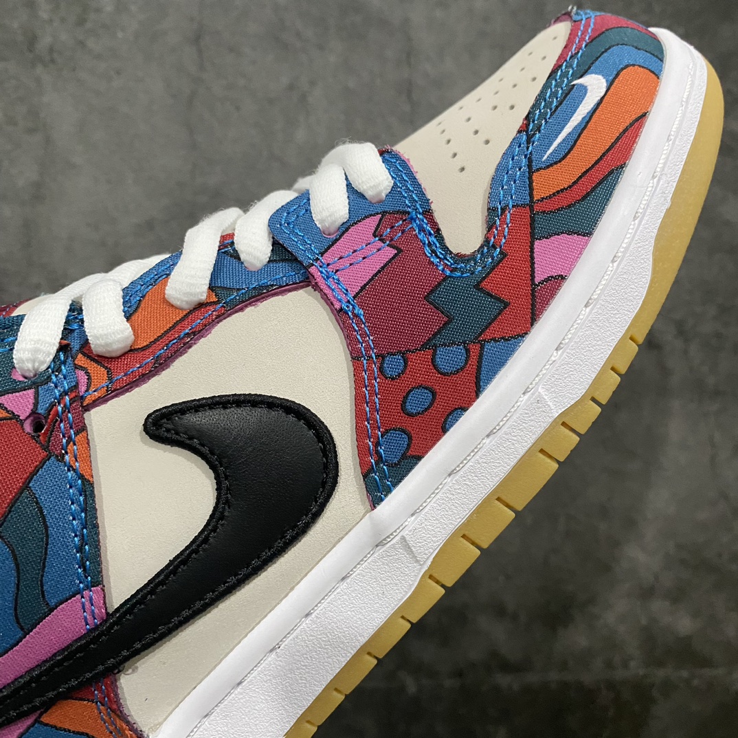 【Top版本】 Parra x Nike SB Dunk Low白蓝红 Dunk白蓝红联名 DH7695-600