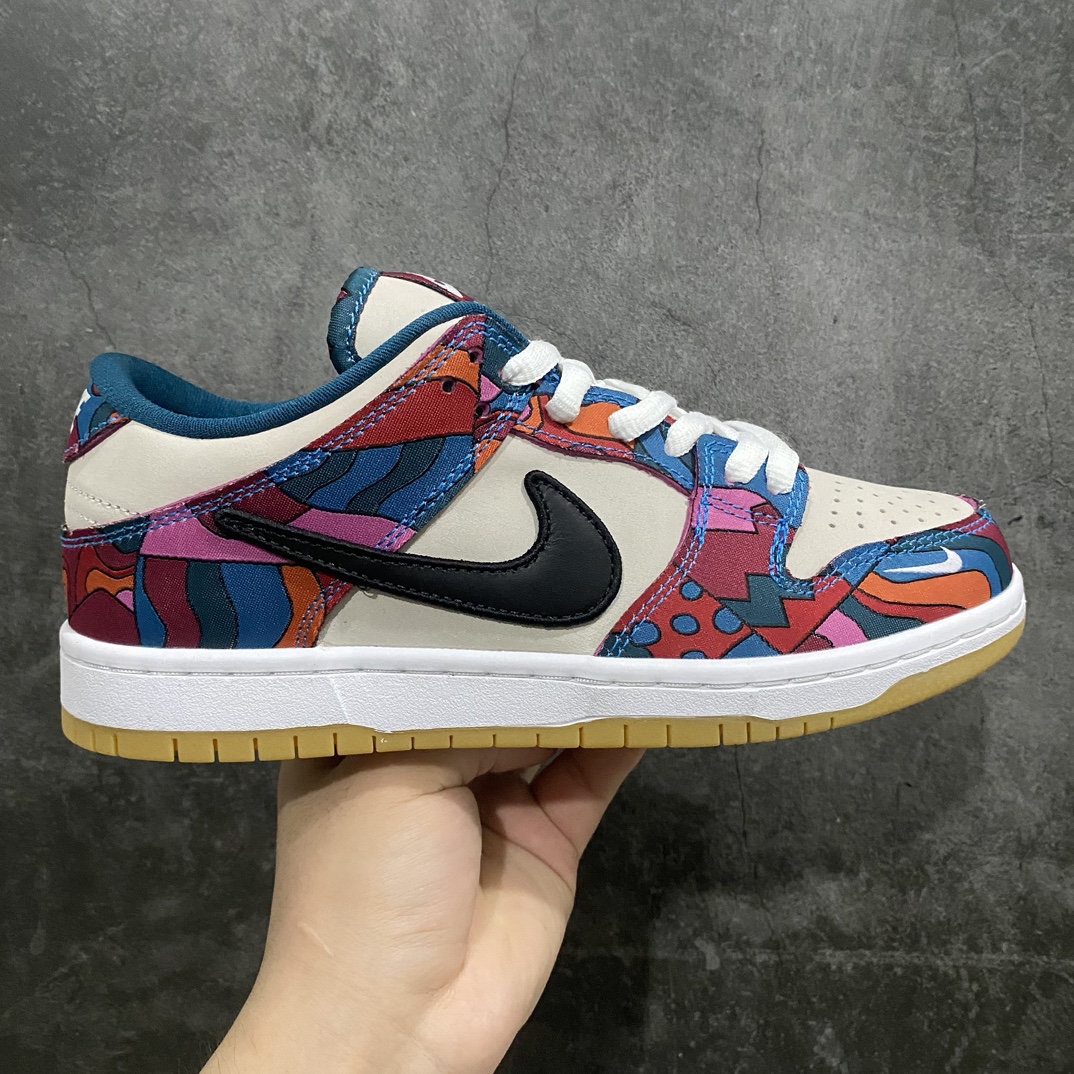 【Top版本】 Parra x Nike SB Dunk Low白蓝红 Dunk白蓝红联名 DH7695-600